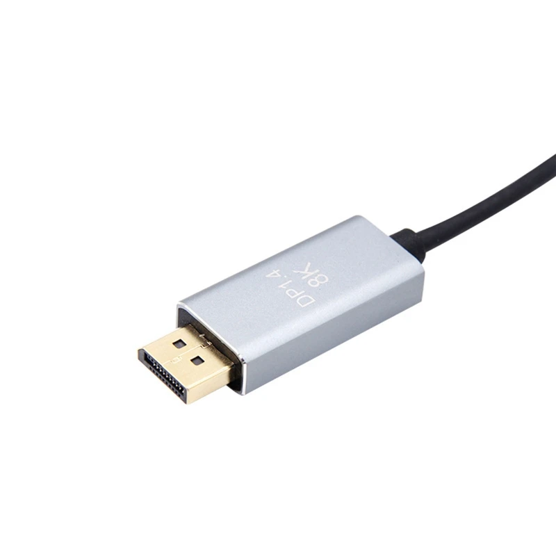 1.8 متر USB C إلى DisplayPort 8K 120 هرتز Type-C إلى كابل 1.4 محول توسيع الشاشة دروبشيب