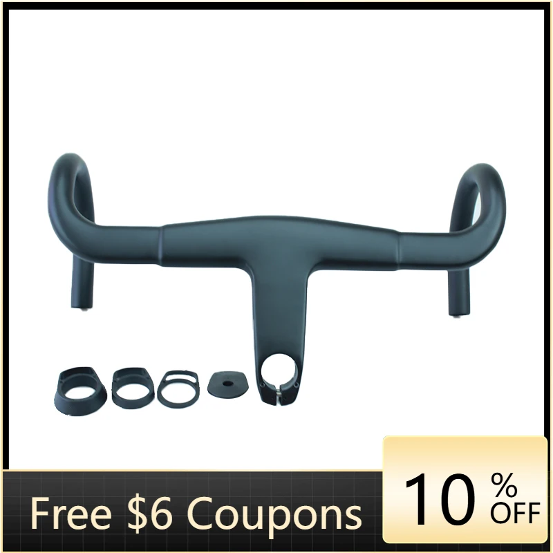 

STLF High Quality Toray Carbon Fiber T700 Carbon Handlebars Road Bike All Internal Cable Matte Road Bike Bicycle Handlebar
