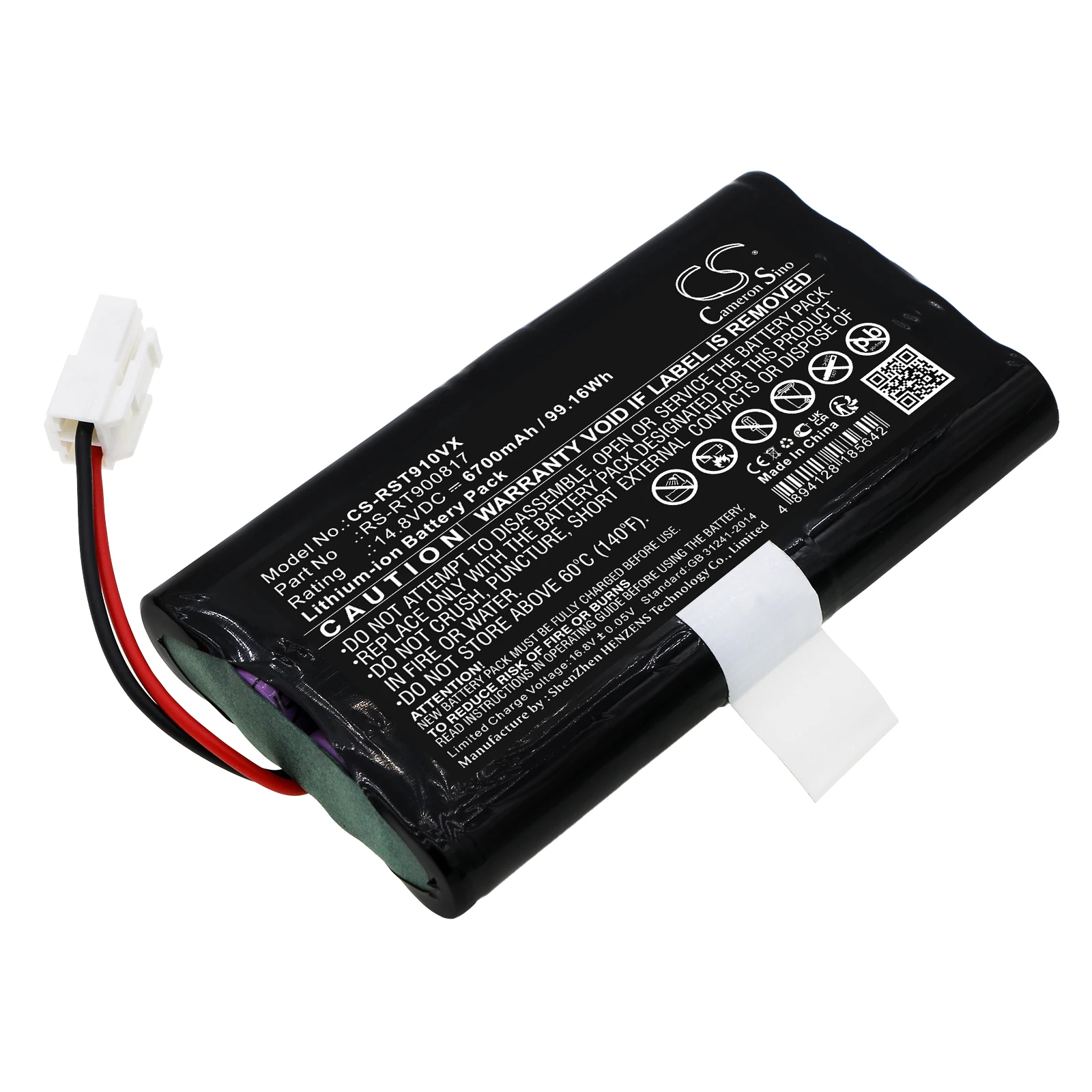 

CS Replacement Battery For Rowenta RR8021, RR8021WH, RR8024WH, RR8037, RR8037WH, RR8043, RR8043