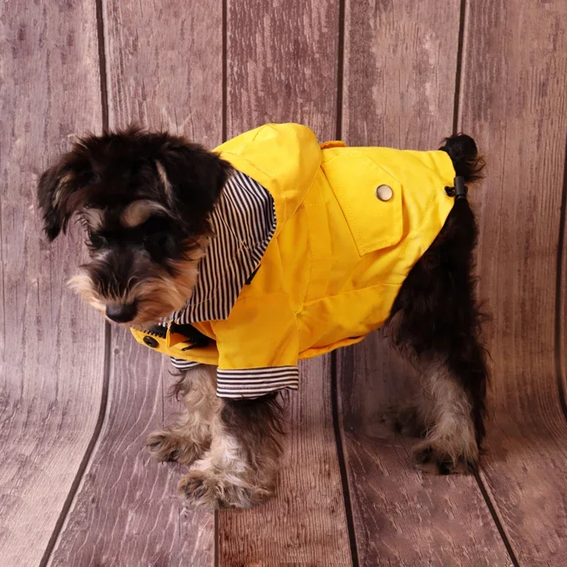 Large Dog Waterproof Clothes Dog Raincoat Pet Windproof Jacket Labrador French Bulldog Coat Winter Warm for All Dogs Breeds