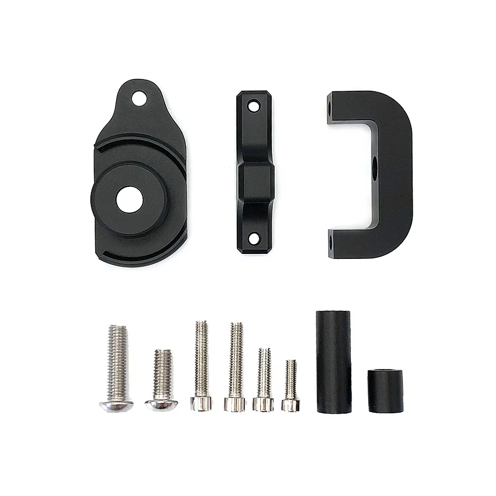 Aluminum Alloy Steering Damper Bracket for KAABO Mantis 8/10 Electric Scooter, Sturdy & Durable