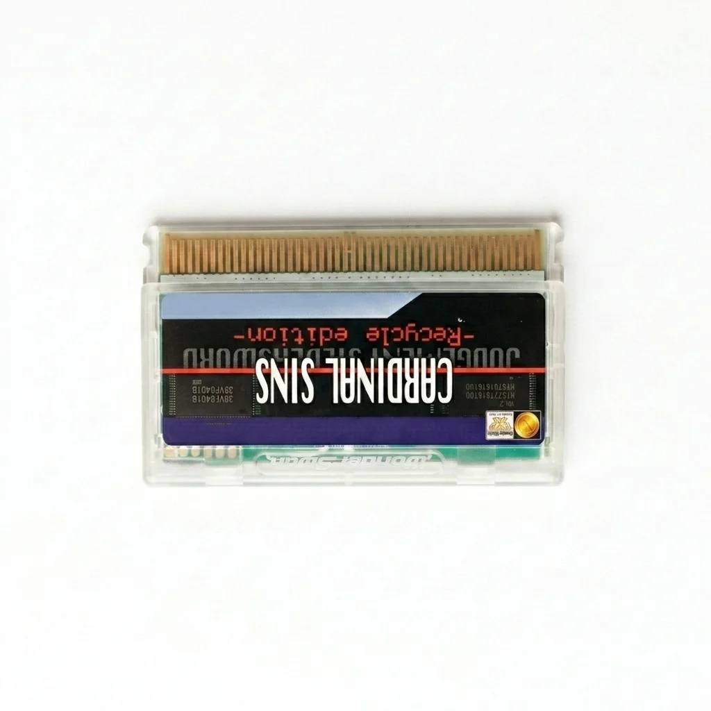 Cardinal Sins Retro Game Cartridge for WonderSwan Color WSC SwanCrystal - Premium FRAM Edition view 2