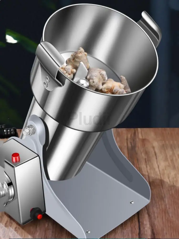 220V 1000g/2500g Grains Spices Herbal Cereals Coffee Dry Food Grinder Mill Grinding Machine Gristmill Home Flour Powder Crusher