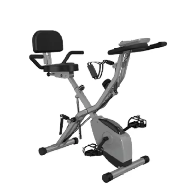 

High Quality Commercial Folding Spinning Bike, Fashionable Upright Exercise Design, With Electric Display for Fitness Tracking