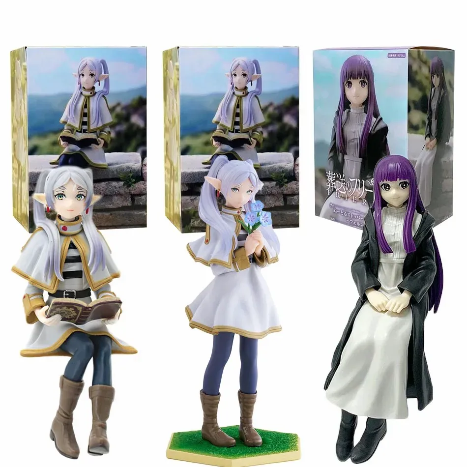 14cm Anime-Mädchenfigur Frieren: Beyond Journey's End Noodle Stopper Sousou no Frieren Actionfigur Sammlermodell Spielzeug