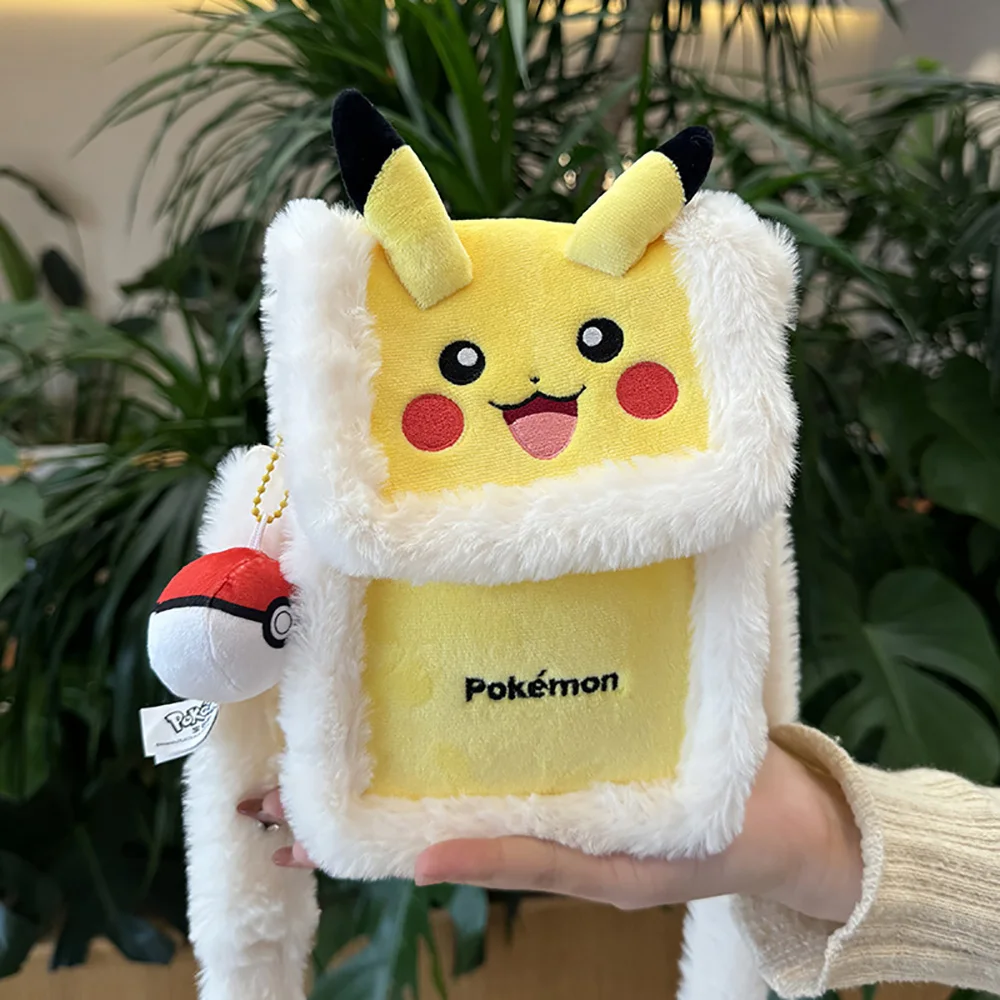 Bolsos cruzados de Pokemon Pikachu, bolsas de almacenamiento de monedas y llaves, mochilas de moda para niños, bolsos, regalos de cumpleaños para niños y niñas
