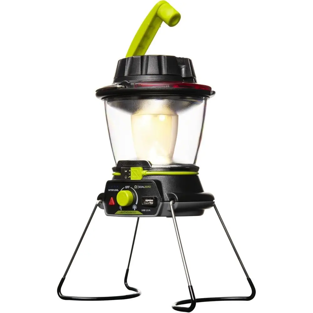 

Многофункциональный регулируемый фонарь на 600 люмен для кемпинга, мероприятий на открытом воздухе или экстренного использования, с USB-зарядкой для устройств и длительным временем работы