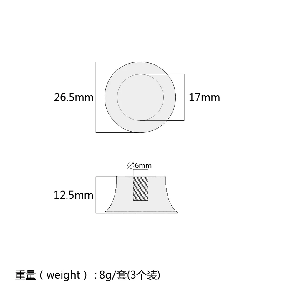 

3pcs Red Guitar Knobs Volume Tone Control Rotary Speed Knobs For Electric Guitar Replacement Parts Fit Style Instrument