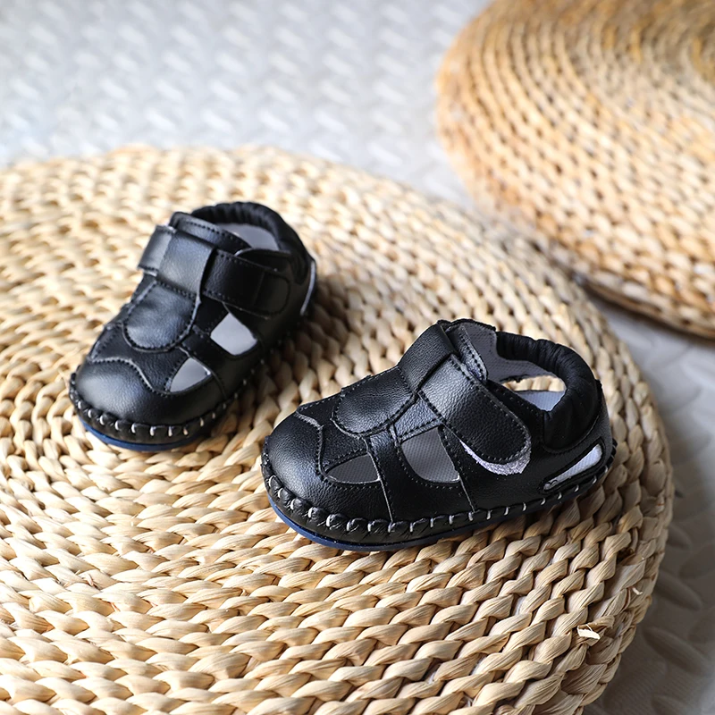 2024 Summer Soft Sole Infant Toddler Shoes Breathable Non-Falling Baby Sandals