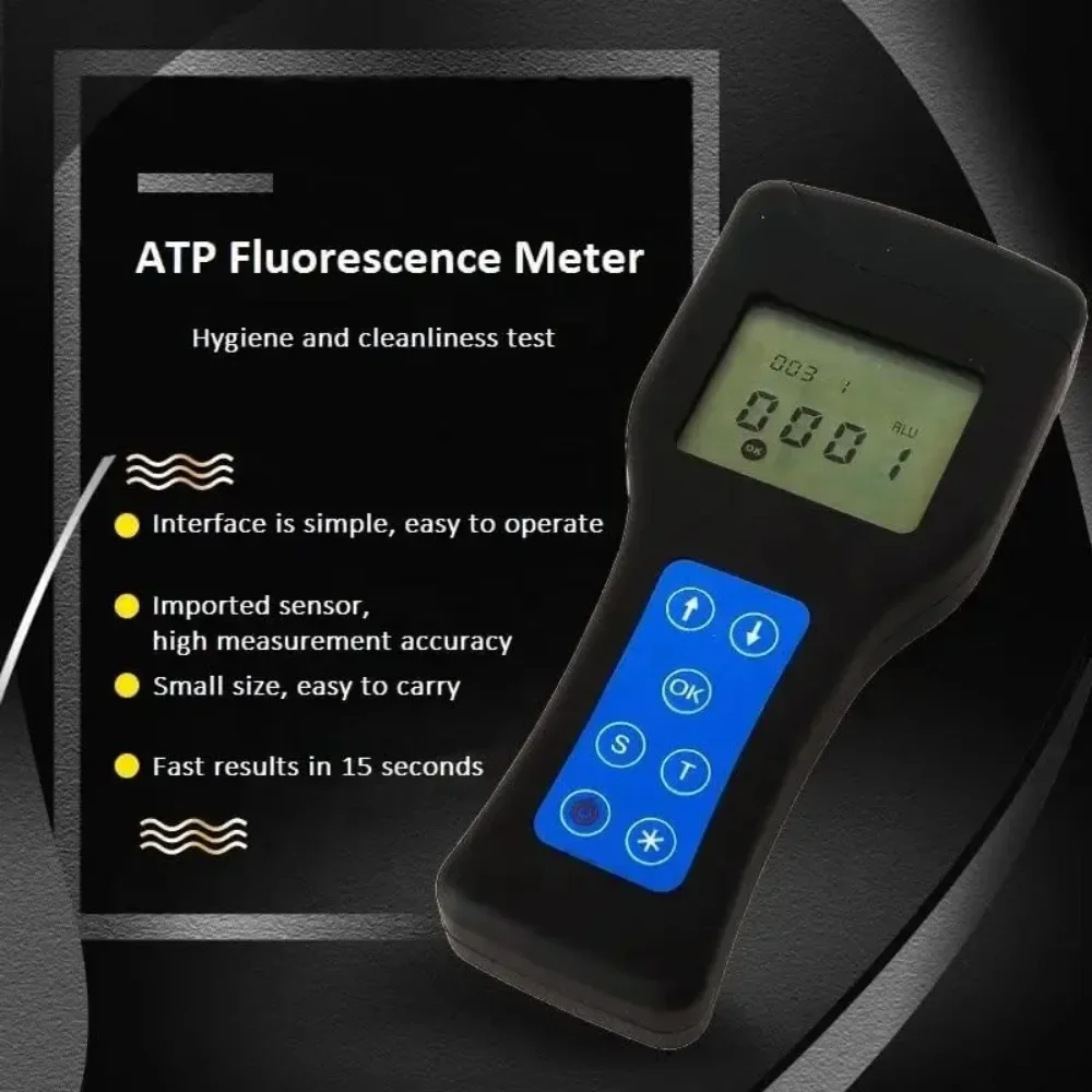 Atp Bacteria Meter Portable Microbiological Testing Equipment Atp Fluorescence Detector Water Bacteria Tester test