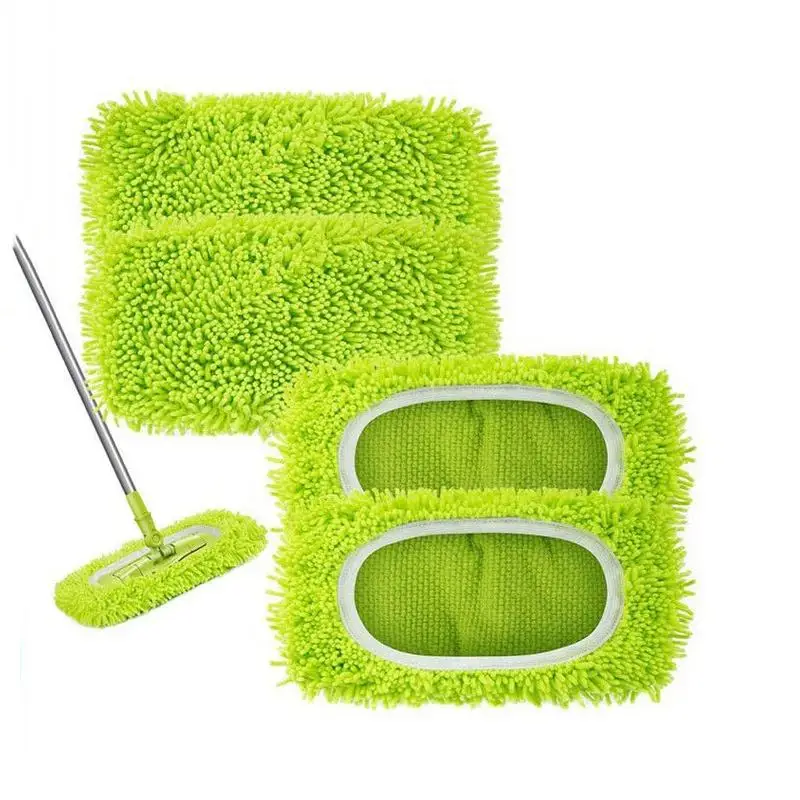 4Pcs Reusable Mop Pads High Absorption Microfiber Cleaning Pads Durable Long Lasting for Regular Home Floor Mopping Use