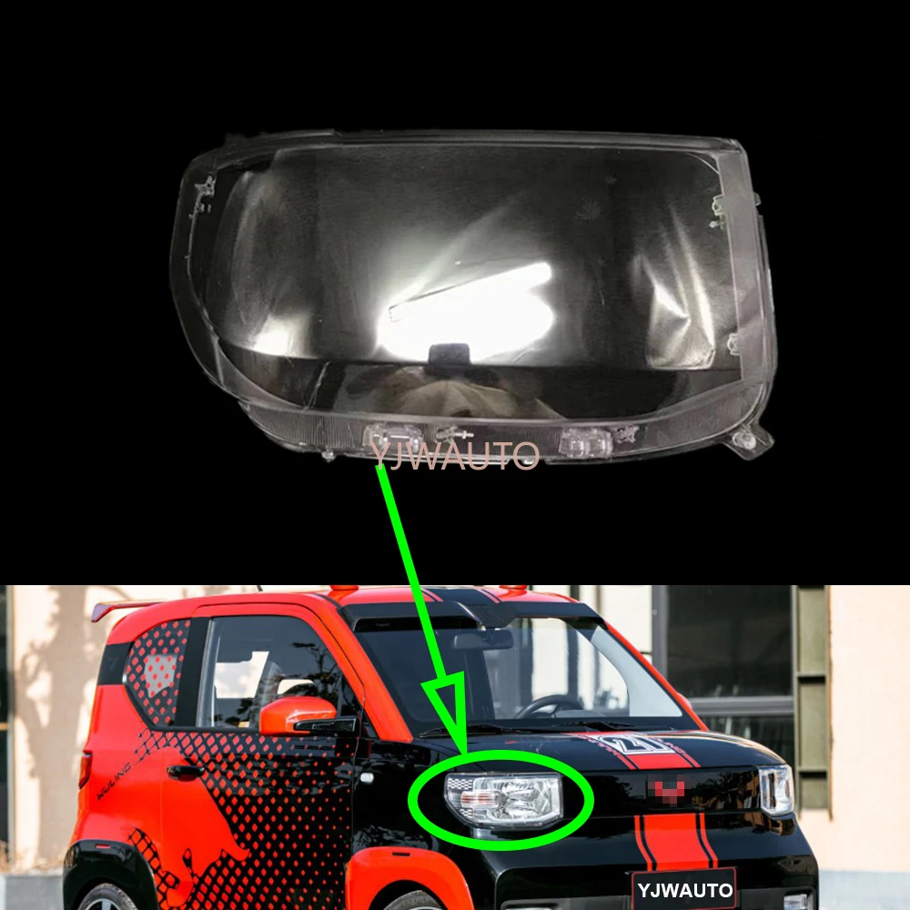 

Headlight Lens For Wuling Marathon Mini EV 2020 2021 Headlamp Cover Replacement Car Glass Auto Shell Projector Lens