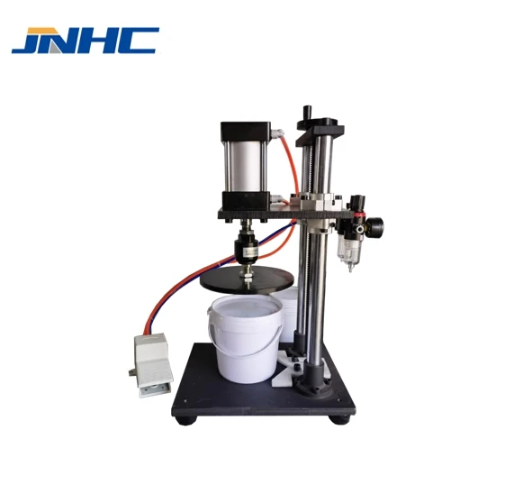Plastic Big Bucket Lids Pressing Sealing Machines Barrel Capping Machine Oil Drum Paint Bucket Capping Machine 50-220MM