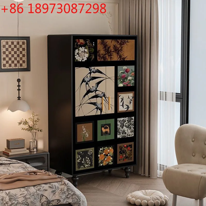 

Прокат домашней спальни из массива дерева, многофункциональный интегрированный шкаф во французском стиле ретро