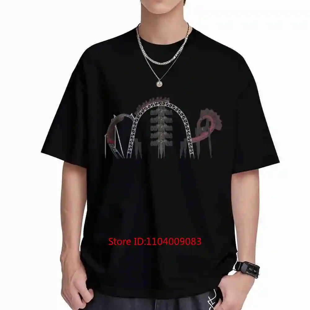 Thorpe Coaster Combo 4 Amusement Park Short Sleeve Tee 100% Cotton T-Shirt