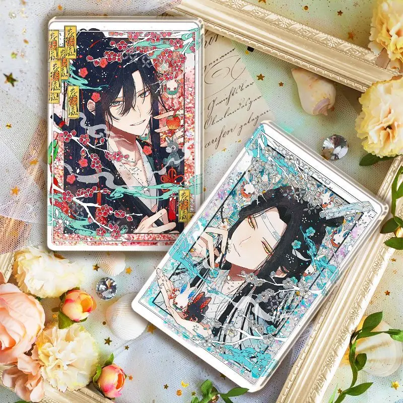 Anime Mo Dao Zu Shi Wei Wuxian Lan Wangji Cosplay cumpleaños acrílico que fluye arena movediza soporte Mahjong recuerdo Fans regalo de cumpleaños