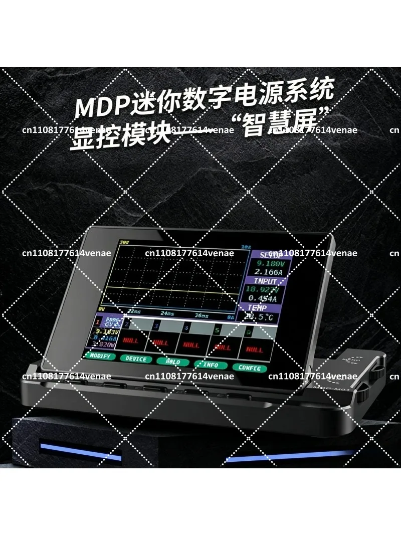 Mini Adjustable Digital DC Power Supply 60V 10A 100W Programmable Linear Electronic Load Module