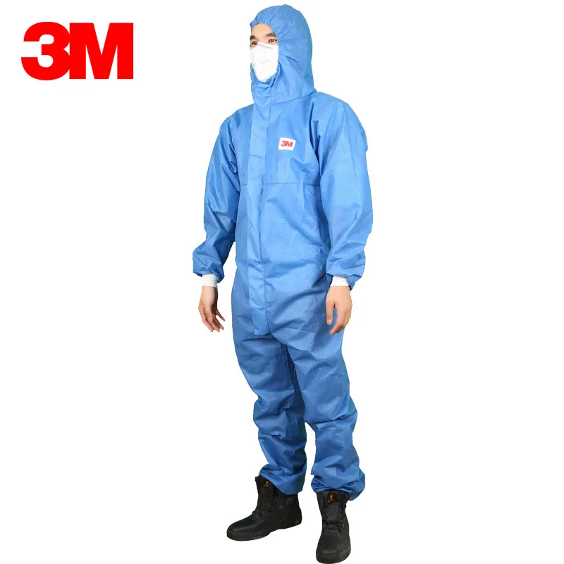 3M 4532+ Protective Coverall Anti-Radiation Anti-Dust Work Anti-Chemical Suit Spray Paint Anti-Static Laboratory Clothes Type5/6