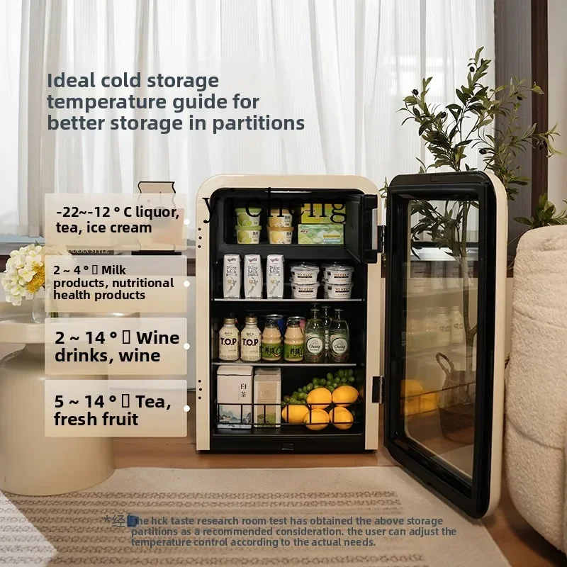 mini ice bar freezer freezer household living room tea crisper beverage refrigerator