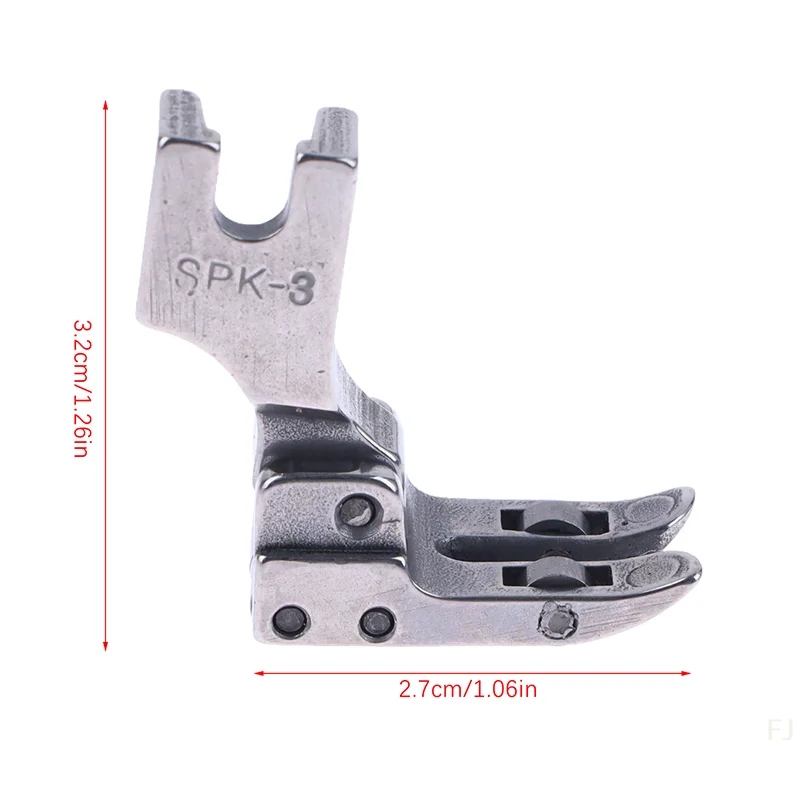 [YU]1Pc Industrial Sewing Machine Roller Foot Presser Foot SPK-3 Snap-On High Shank Leather Industrial Sewing Accessories