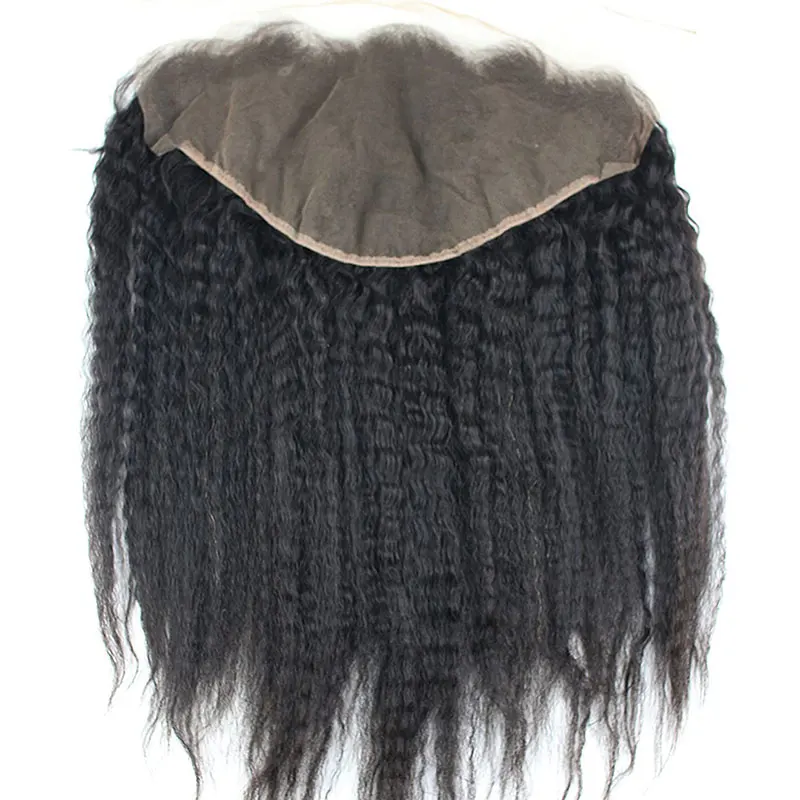 13x6 hd Schweizer Spitze frontal verworrene gerade Stil natürliche Haar linie menschliches Haar natürliche schwarze Farbe