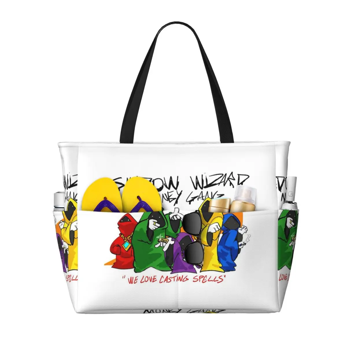 

Shadow Wizard Money Gang We Love Casting Spells Пляжная сумка Спортивная сумка для спортзала Йога Duffle Большая большая сумка Женская дорожная сумка Сумка для фитнеса