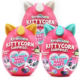 Rubu-Pellet Rubu für Kinder, Einhorn, Kätzchen, Überraschung, magische Ei, Katze, Blindkiste, Geschenk, Original, 18 cm 6 Hauptverkäufe Plüsch Mais - №5