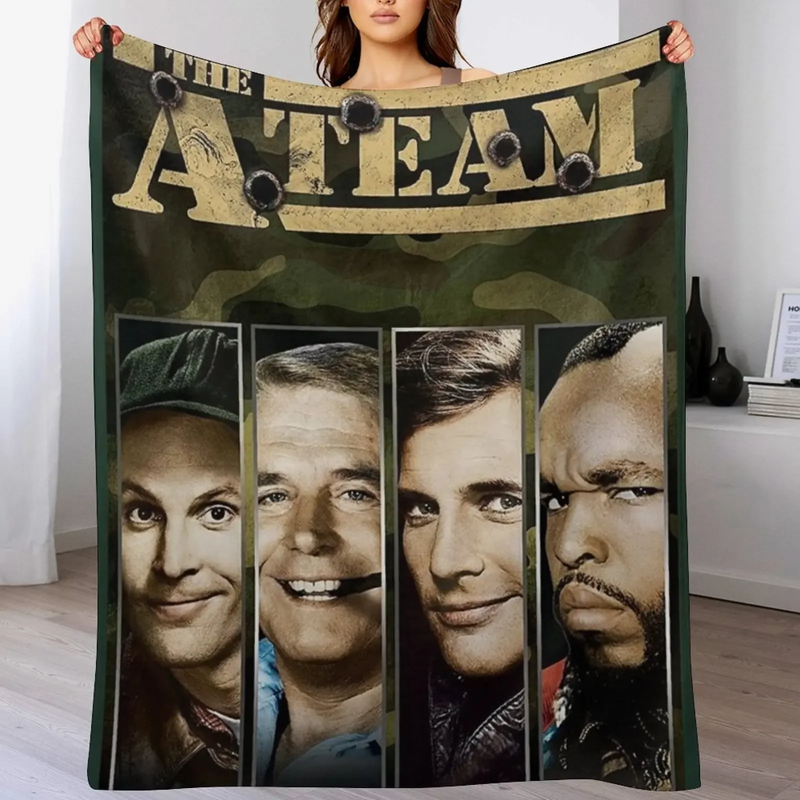 

RockTeam Throw Blanket Heavy valentine gift ideas Custom Blankets