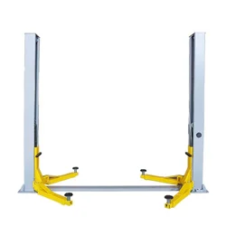 CE Safe Hydraulic Auto 4 Ton Portable 2 Post Car Lift Manual Lock Release Two Post Car Lift