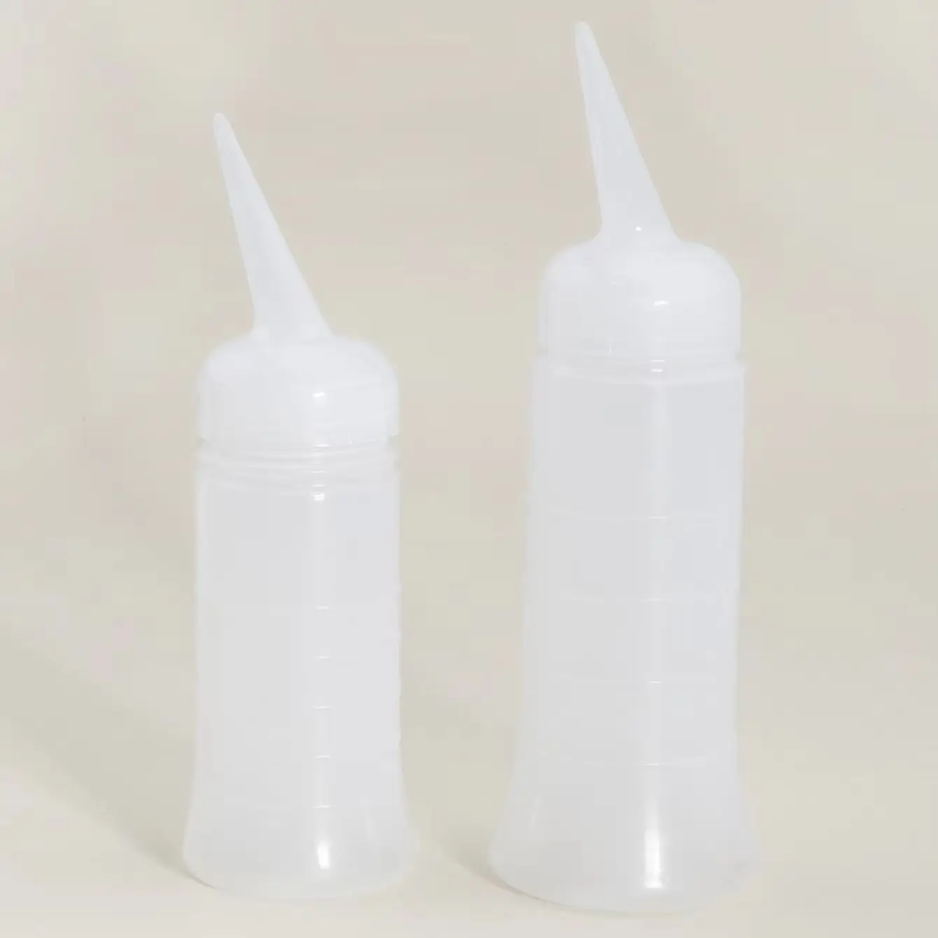 Hairdressing application bottle set, slanted mouth application bottle, suitable for hair dyeing, special for real hair wigs