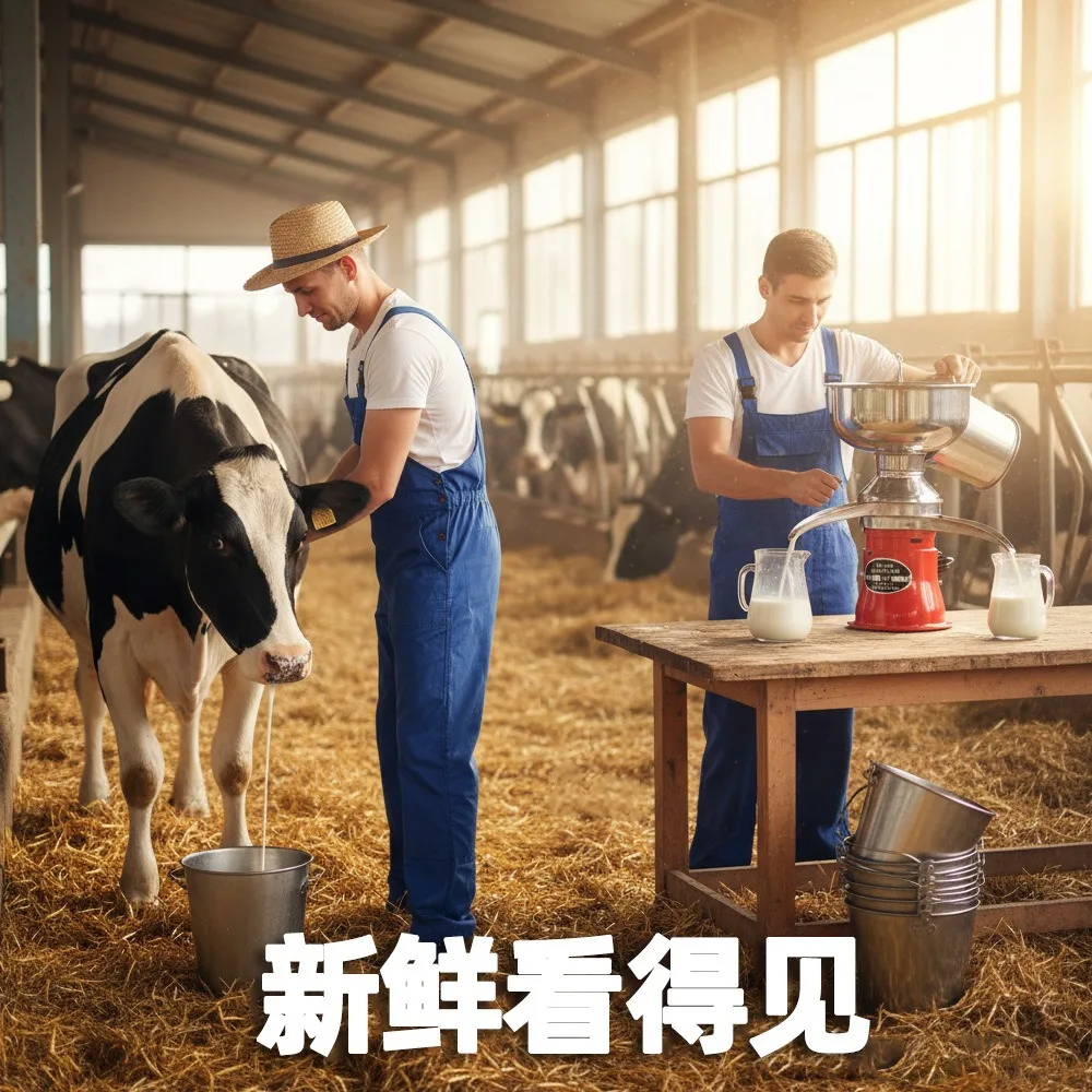 5L 304 Stainless Steel Centrifugal Separator Large Capacity Commercial Electric Milk Skimmer