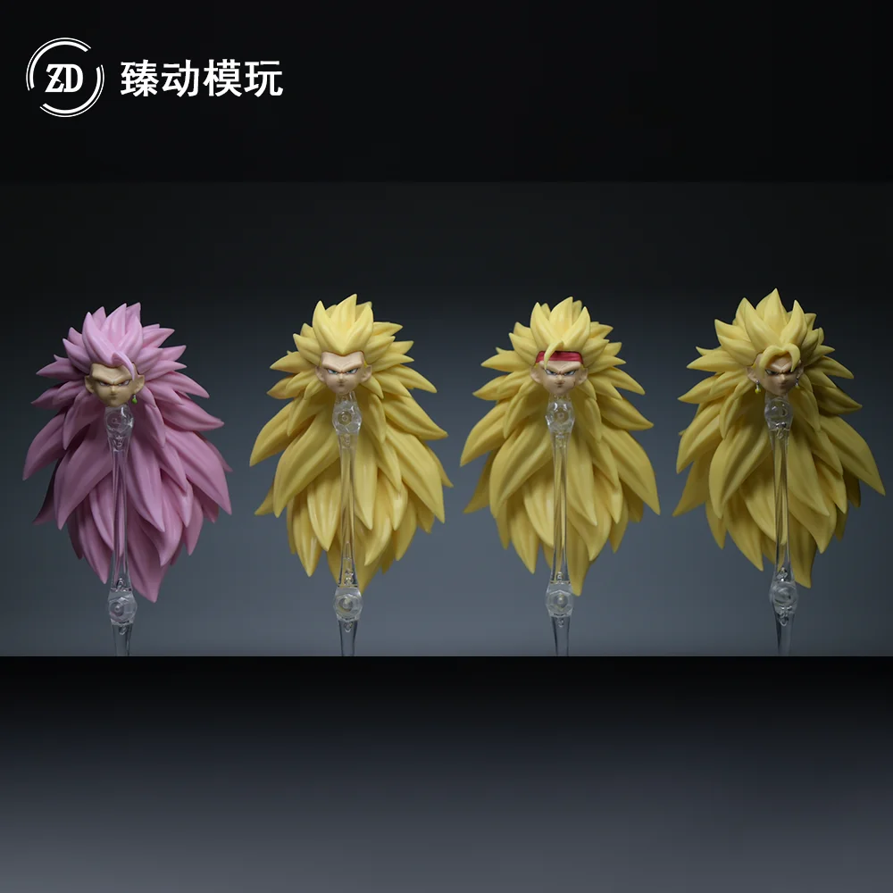НОВЫЙ ZD Studio Dragon Ball SHF Super Saiya SSJ3 Vegito Bardock Son Goku Goku Black Gogeta Head Аксессуары Комплект Фигурки