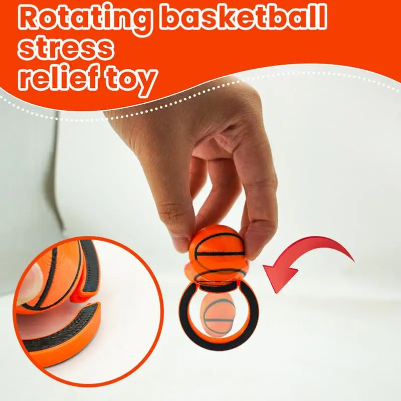 

Стресс-игрушки для детей, баскетбольная игра на палец, маленькое вращение на 360 градусов, тренировочное пособие для непоседы, внимание для женщин, мужчин, студентов