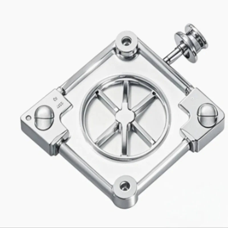 

CNC machined stainless steel adjustable wheel disc holder Quad wheel positioner Square pulley adjustment assembly