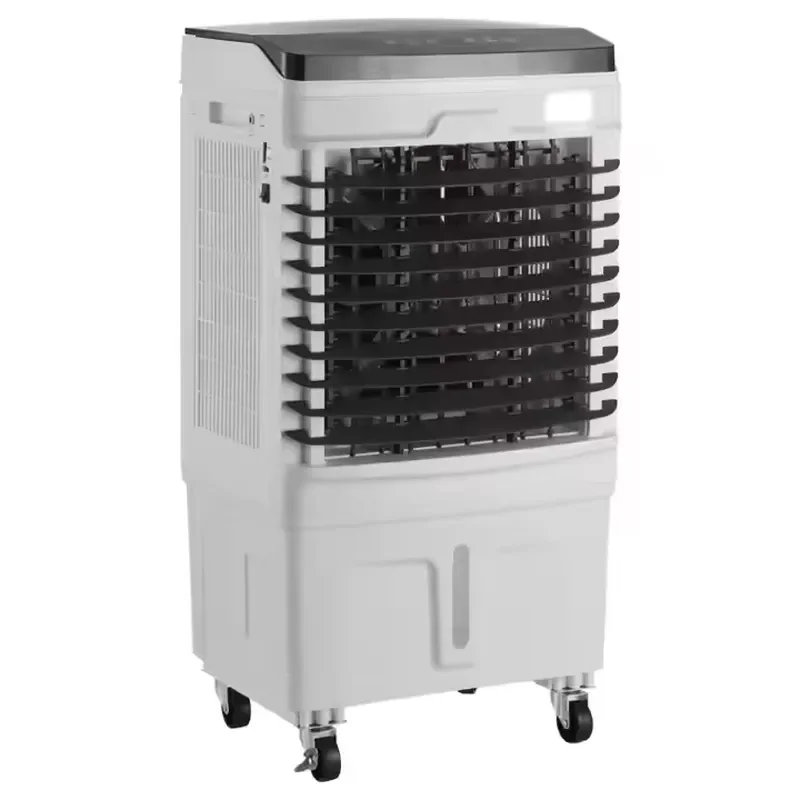 25L Rechargeable AC/DC Solar/Battery Powered Air Cooler with Remote Timer 10000mah Lithium Rechargeable Misting Air Cooler