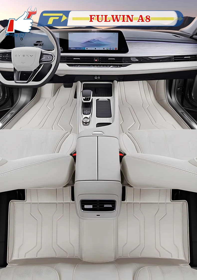 

Left-hand Drive Car Floor Mat For Chery FULWIN A8 2024 Full-Surround Foot Mat Mat Floor Liner Floor Carpet Water-proof Mat