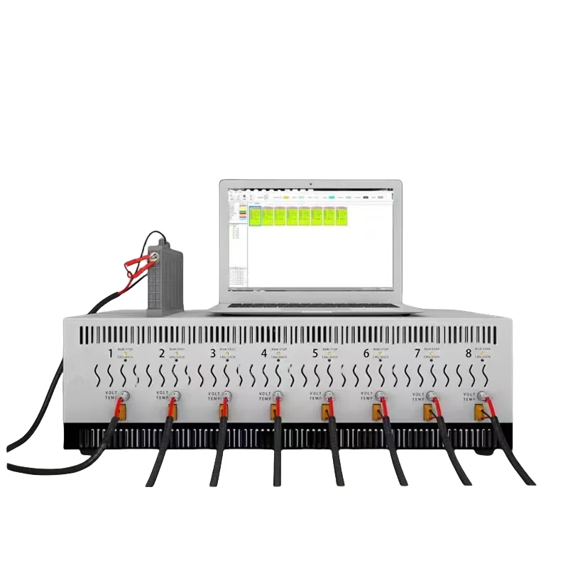 Battery Charge Discharge Tester 20V Battery Capacity Tester with voltage equalization and support PC