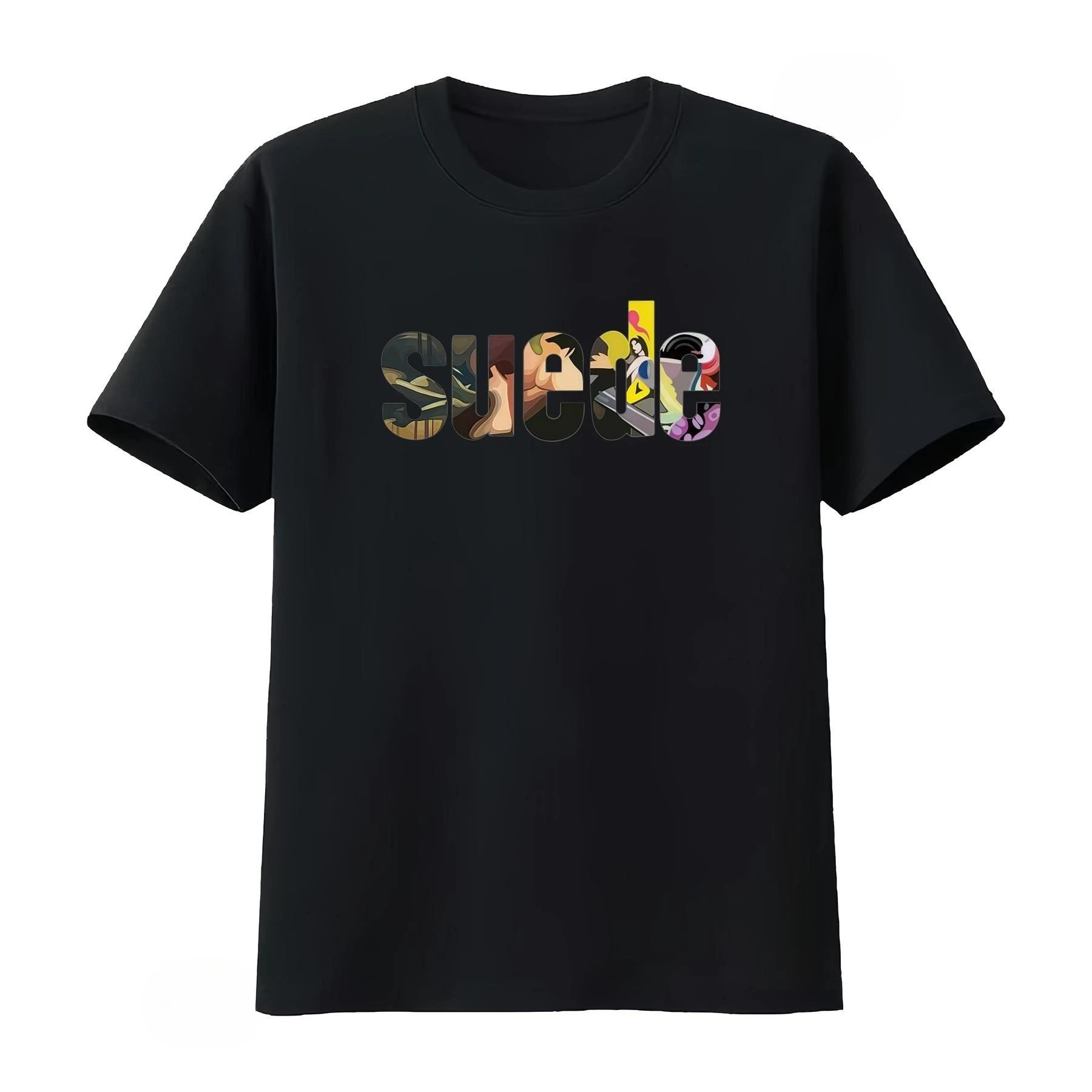Suede Rock Band Brit Pop Brett Anderson 90's Indie Guitar T Shirt Vintage Streetwear Breathable Men Women 2026 Summer T Shirt