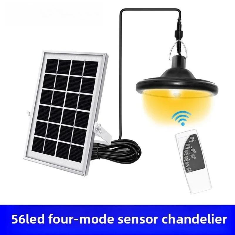 

solar light Split human body induction chandelier One-to-one LED light Indoor and outdoor garden light