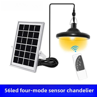 solar light Split human body induction chandelier One-to-one LED light Indoor and outdoor garden light