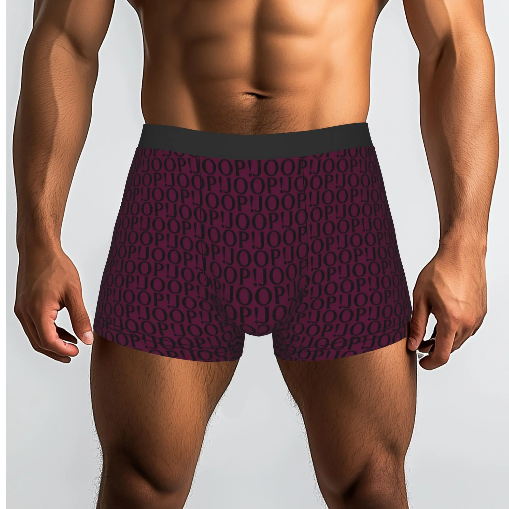 Custom J-joops Underwear Men Breathable  Boxer Briefs Shorts Panties Soft Underpants For Male