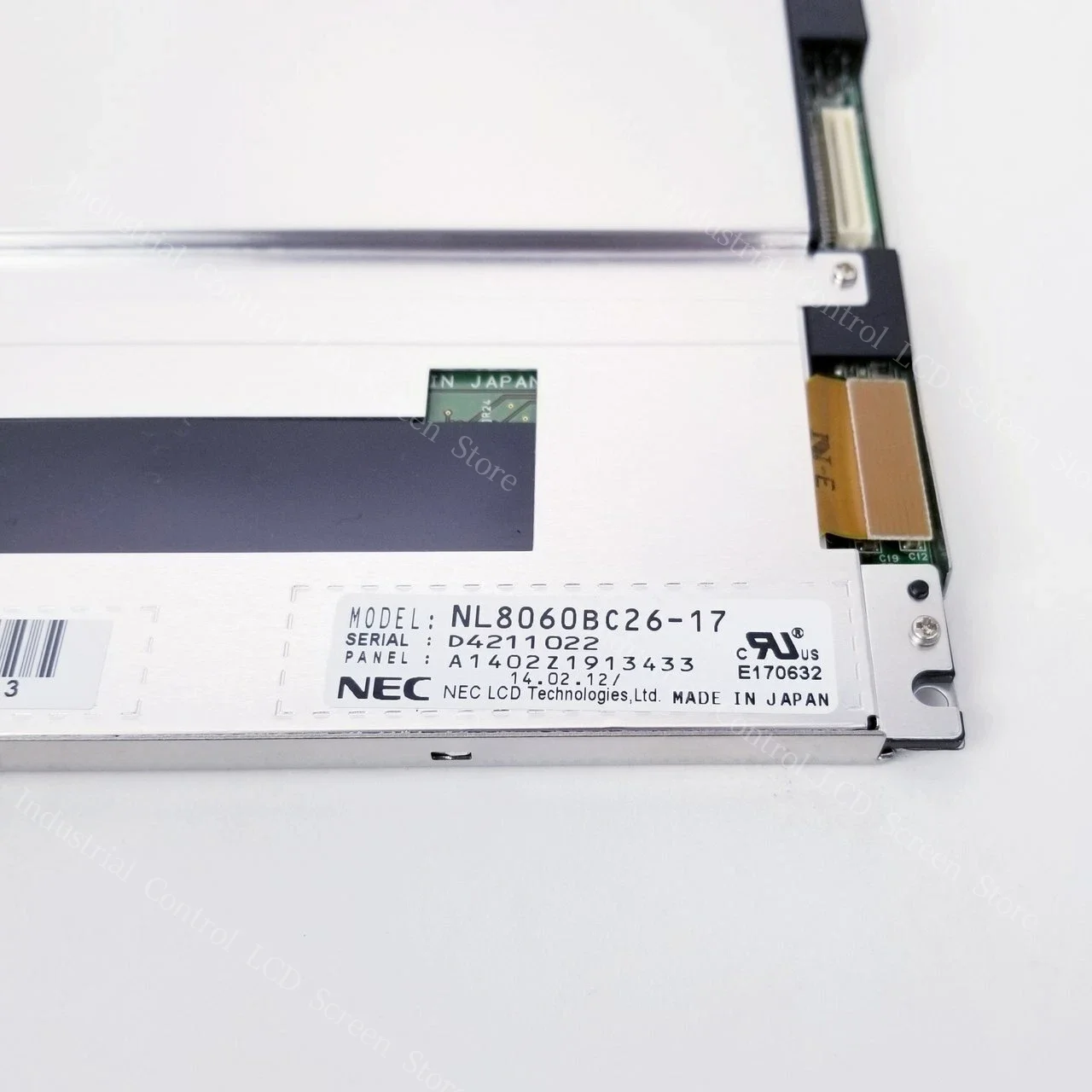 Original 10.4' NL8060BC26-17 LCD Ekran 800 (RGB) × 600 Conector de 41 pinos