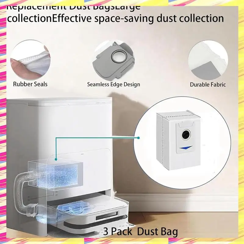 

ABJJ 164PCS Replacement Parts For ECOVACS DEEBOT X5 PRO / X5 Pro OMNI Vacuum Cleaner Mop Cloth Hepa Filter Main Side Brush