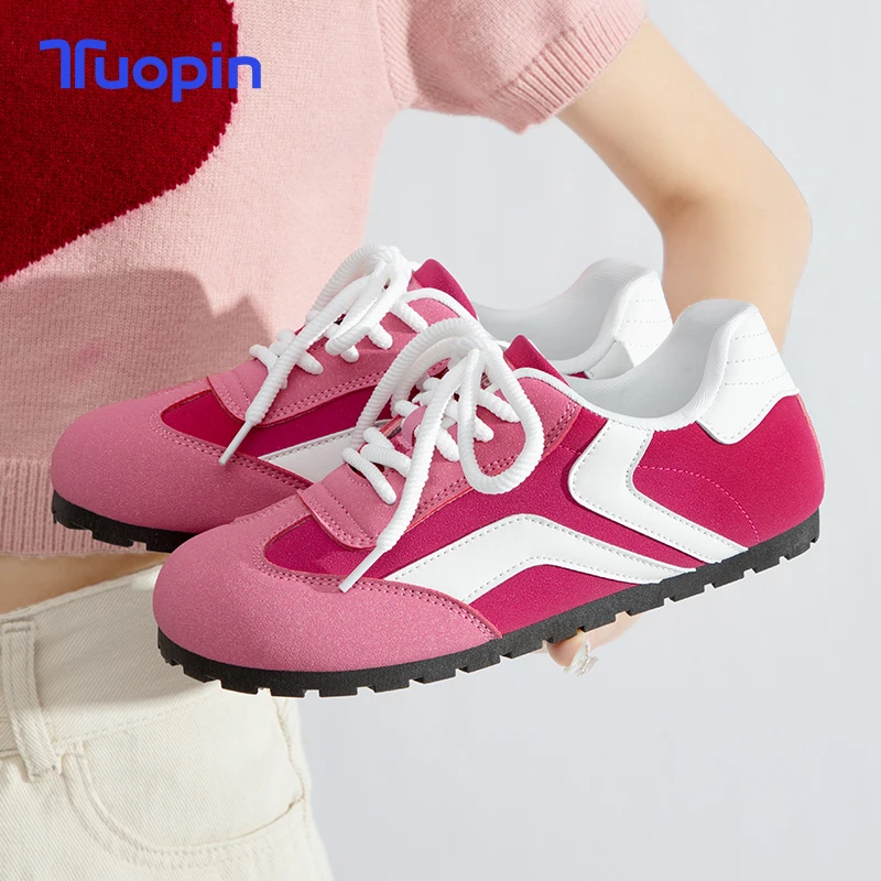 

TuoPin strawberry red shoes original flat shoes trend women's shoes all casual shoes Academy style casual sports shoes