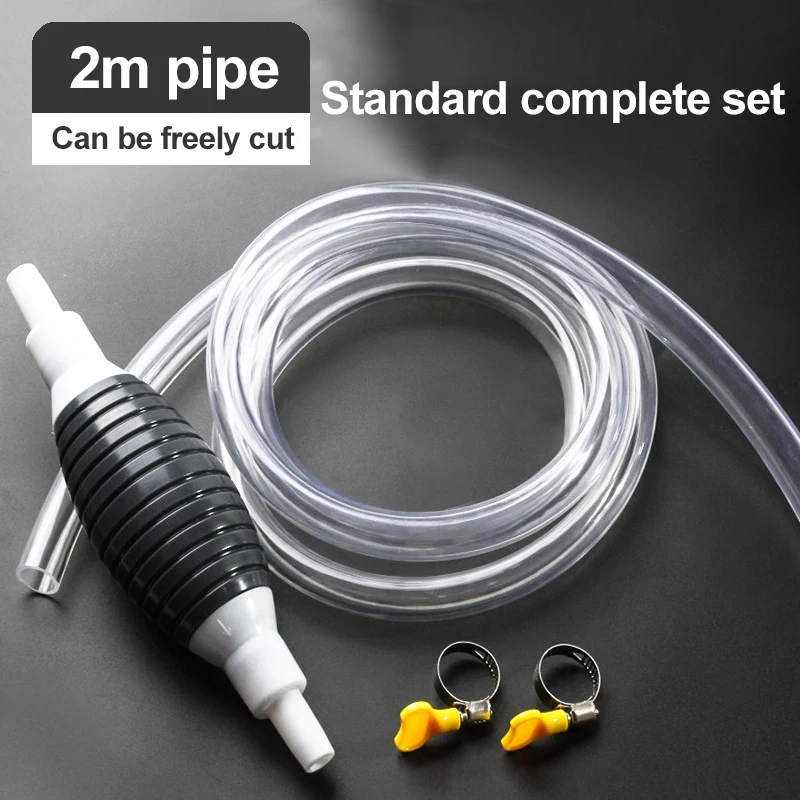 1/1.5/2M Car Fuel Pump Kit DIY Cut Pipe Manual Hand Suction Pipe Pumping Durable For Liquid Petrol Tuning Fuel Diesel Pump