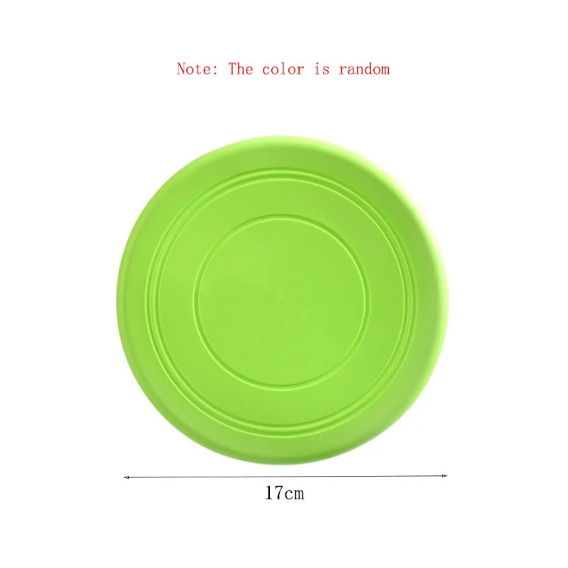 New dog pet round toy bite free outdoor train dog sport dog sports throwing roft toy rondom colors image 4