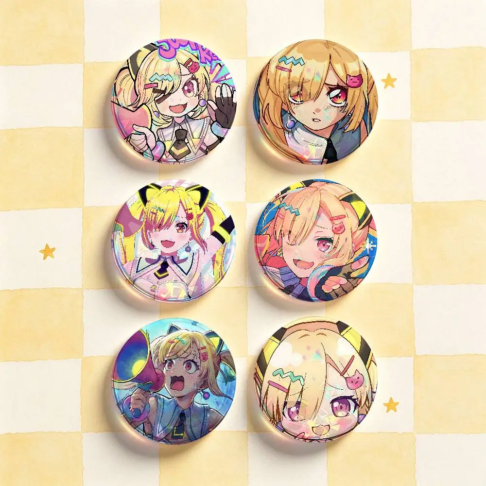 N-Nakamachi Arale HD Print Badges Pretty Round Display Brooches IP merchandise 32mm 58mm 75mm 44mm 25mm