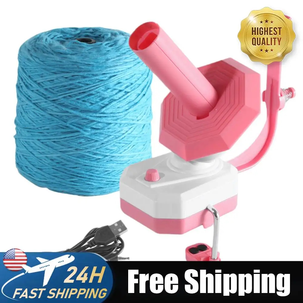 

Yarn Winder Electric Yarn Ball Winder Non Slip Base Automatic Yarn Spinner Wool Spinner Roller for Knitting Enthusiast