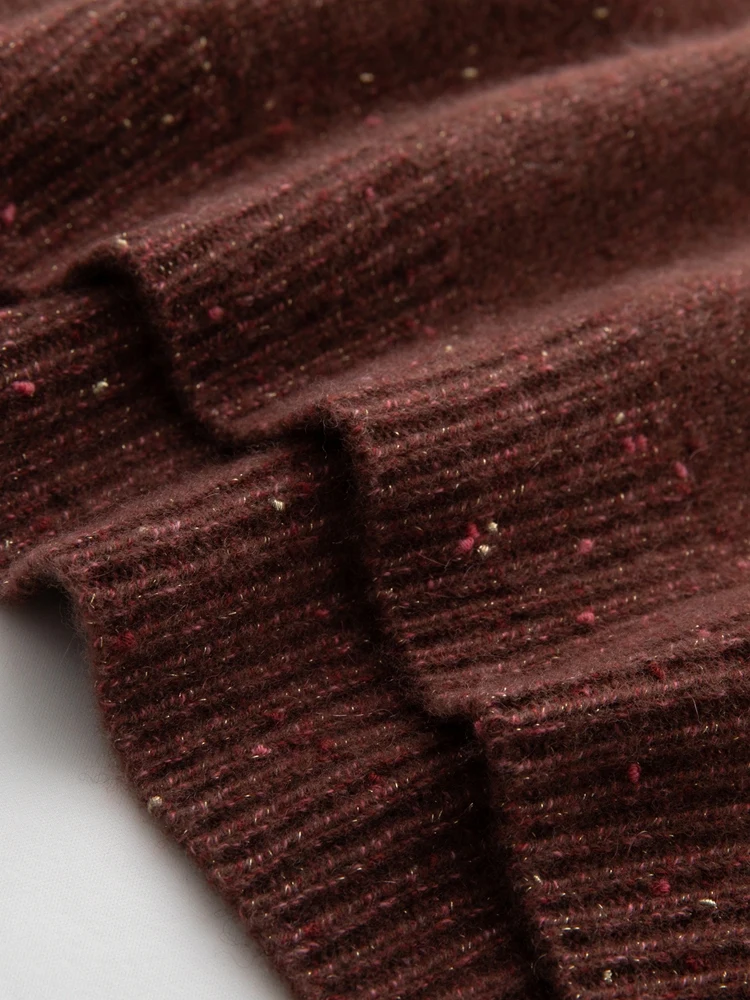 بيع خارج بيع 100% سترة الكشمير المعنقة الياقة المدورة البلوز نمط فضفاض الكشمير تريكو الخريف الشتاء سميكة لينة الملابس الدافئة