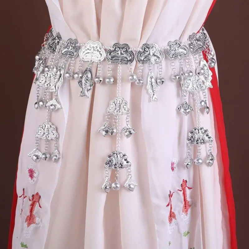 TGCF Hua Cheng Butterfly belts Hanfu Ancient Style Accessory Miao ethnic style belts Hanfu belts waist chain